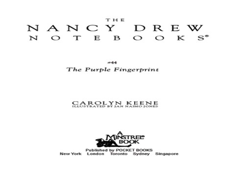 Cover image for book The Purple Fingerprint