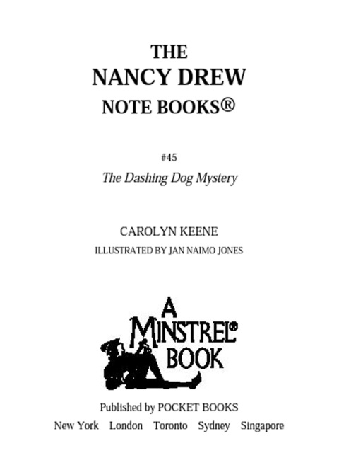 Cover image for book The Dashing Dog Mystery