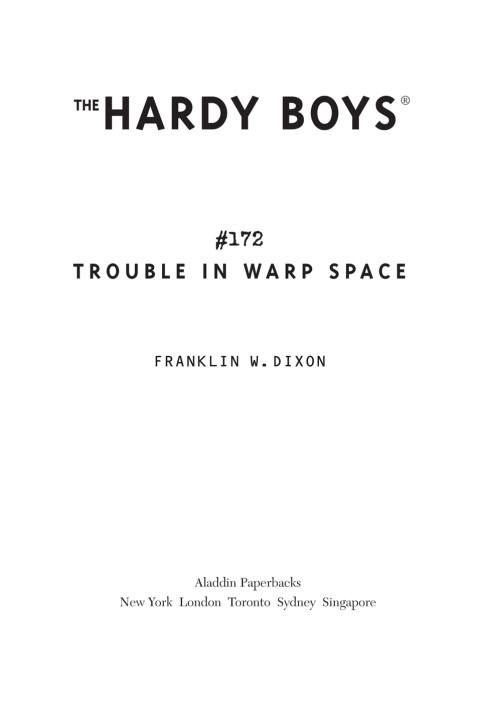 Cover image for book Trouble in Warp Space