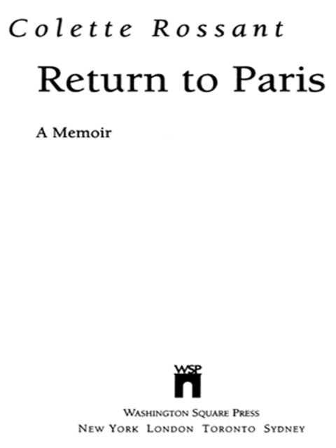 Cover image for book Return to Paris
