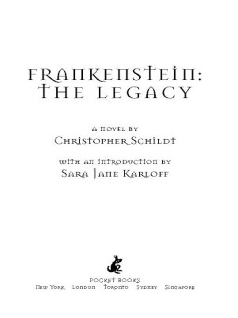 Cover image for book Frankenstein: The Legacy