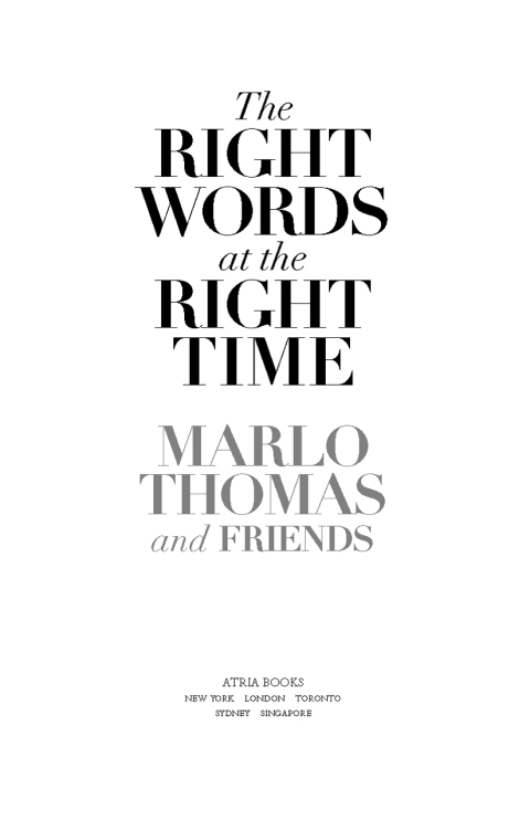 Cover image for book The Right Words At the Right Time