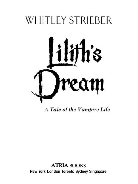 Cover image for book Lilith's Dream