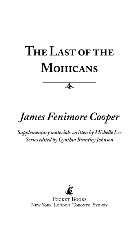 Cover image for book The Last of the Mohicans