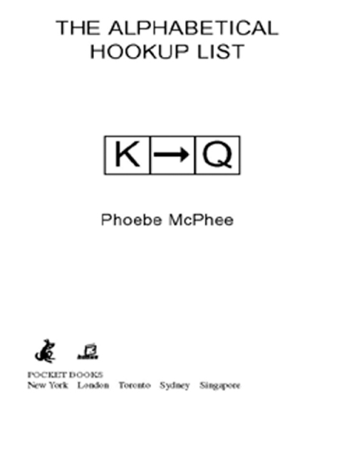Cover image for book The Alphabetical Hookup List K-Q