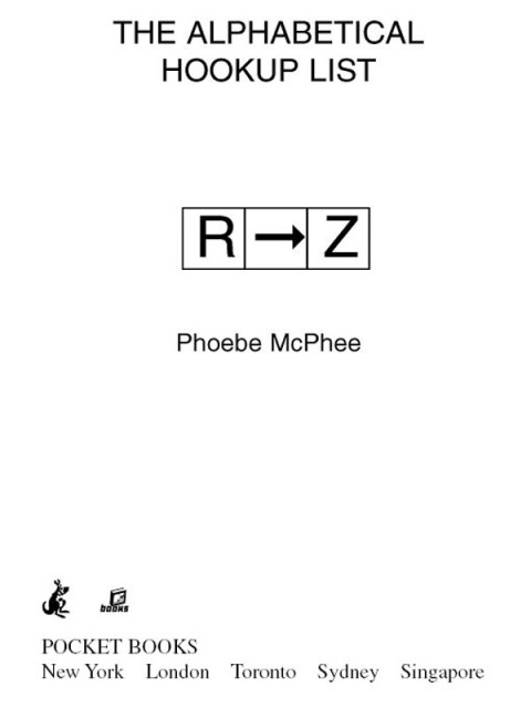 Cover image for book The Alphabetical Hookup List R-Z