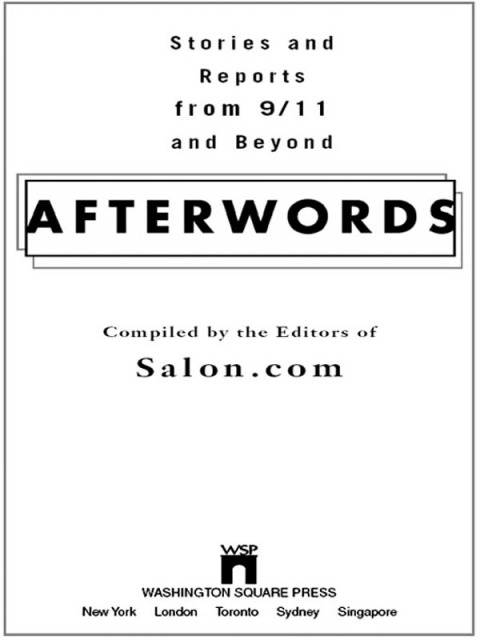 Cover image for book Afterwords