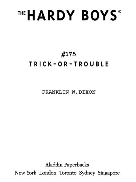 Cover image for book Trick-or-Trouble