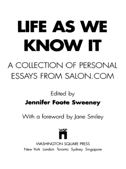Cover image for book Life As We Know It