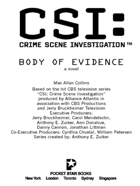 Cover image for book Body of Evidence