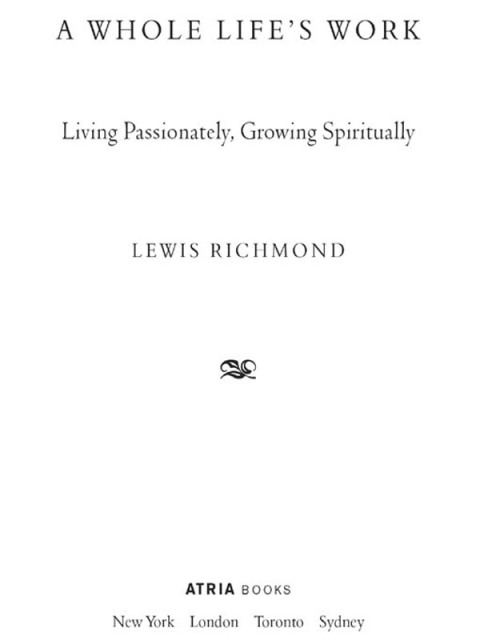 Cover image for book A Whole Life's Work