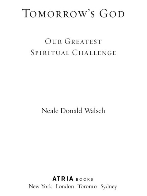 Cover image for book Tomorrow's God