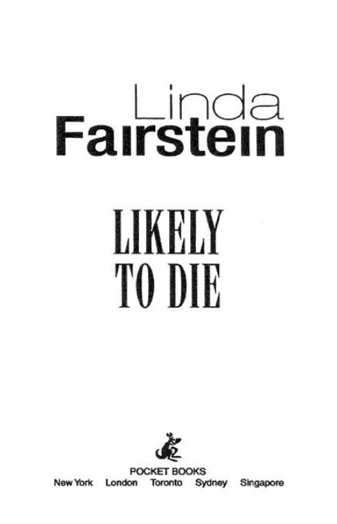 Cover image for book Likely to Die