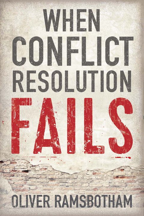 Cover image for book When Conflict Resolution Fails: An Alternative to Negotiation and Dialogue