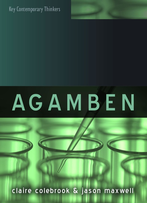 Cover image for book Agamben