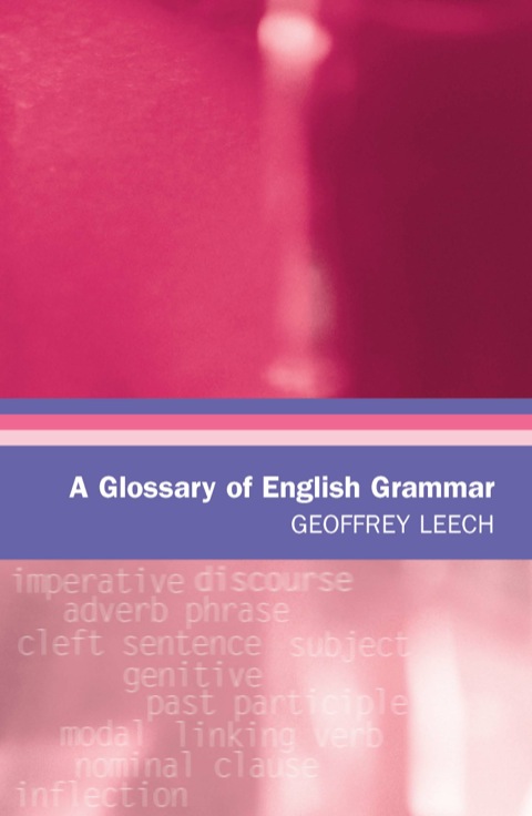 Cover image for book A Glossary of English Grammar