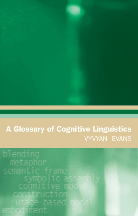 Cover image for book A Glossary of Cognitive Linguistics