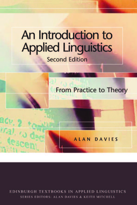 Cover image for book An Introduction to Applied Linguistics: From Practice to Theory