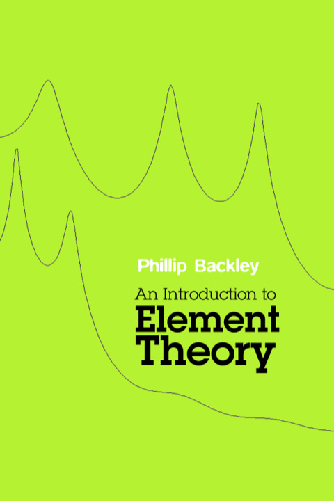 Cover image for book An Introduction to Element Theory