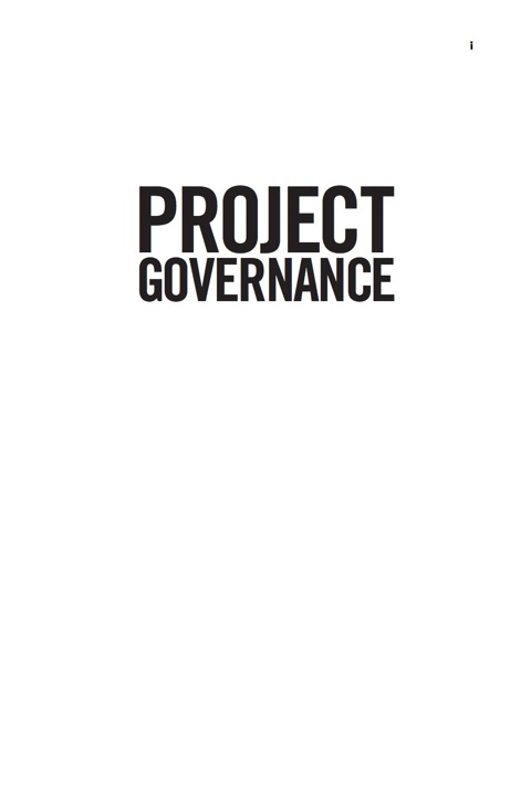 Cover image for book Project Governance