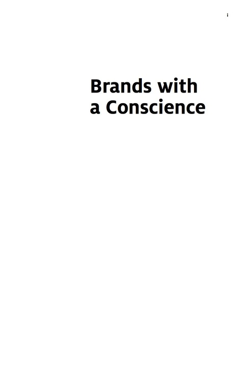 Cover image for book Brands with a Conscience