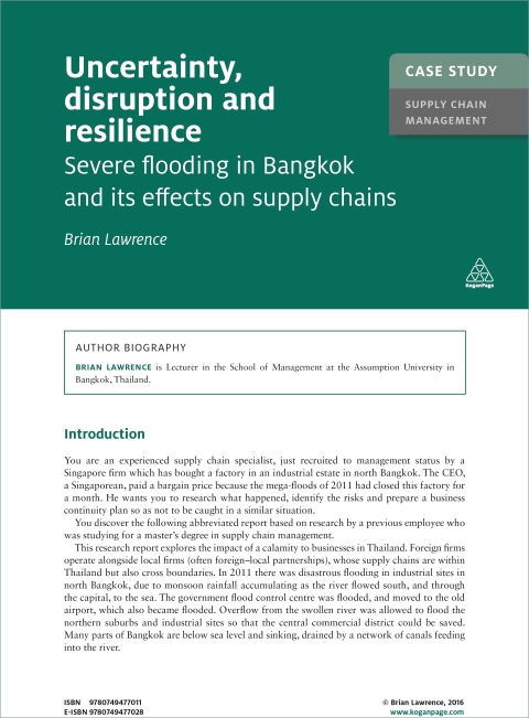 Cover image for book Case Study: Uncertainty, Disruption and Resilience