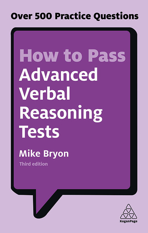 Cover image for book How to Pass Advanced Verbal Reasoning Tests