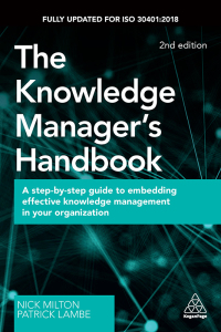 Cover image: The Knowledge Manager's Handbook 2nd edition 9780749484606