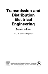 Cover image: Transmission and Distribution Electrical Engineering 2nd edition 9780750640596