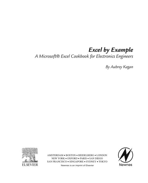 [1825 days] Excel by Example: A Microsoft Excel Cookbook for Electronics Engineers