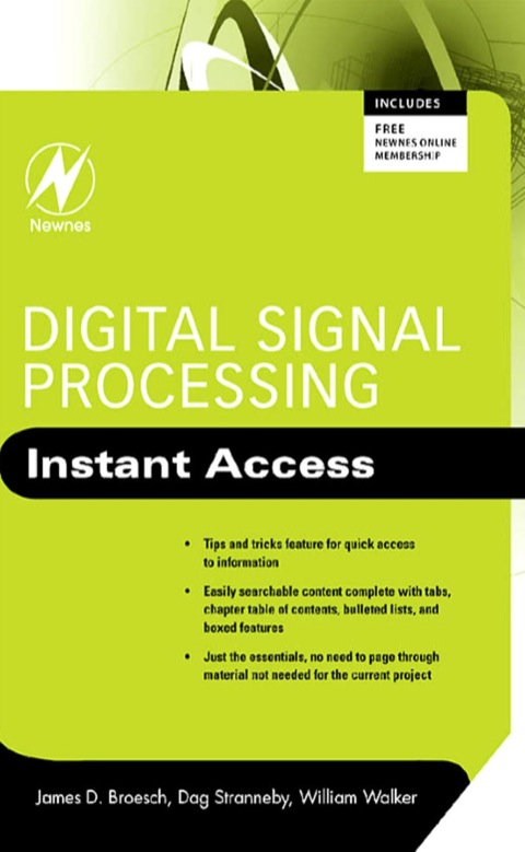 Cover image for book Digital Signal Processing: Instant Access: Instant Access