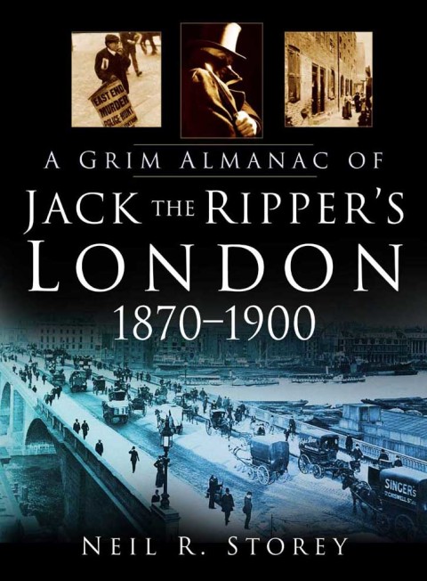 Cover image for book A Grim lmnc of Jck the Ripper's London