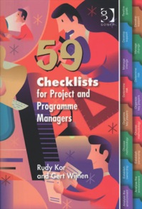 صورة الغلاف: 59 Checklists for Project and Programme Managers 2nd edition 9780566087752