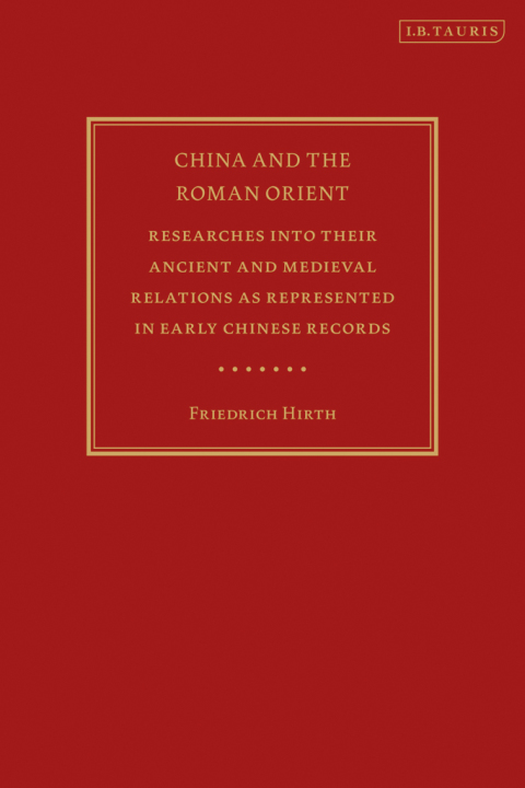 Cover image for book China and the Roman Orient