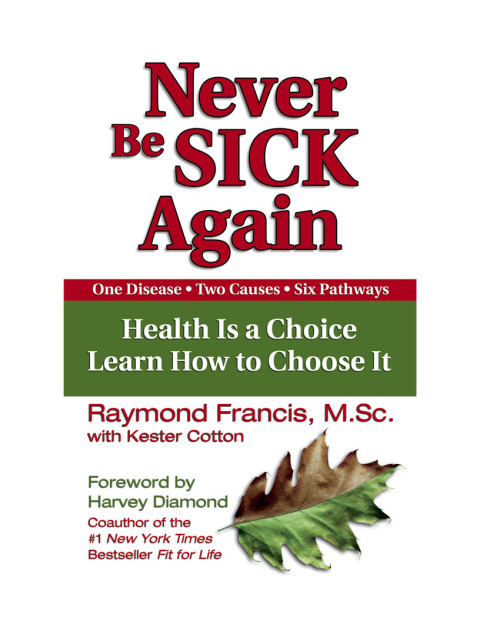 Cover image for book Never Be Sick Again