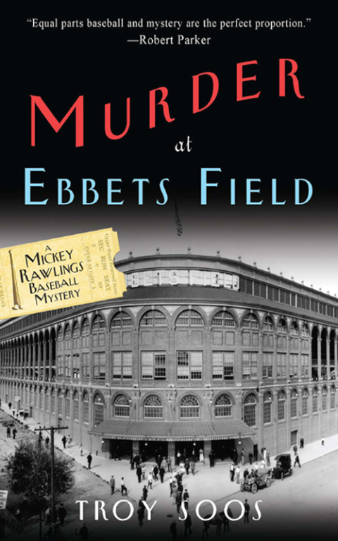 Cover image for book Murder at Ebbets Field