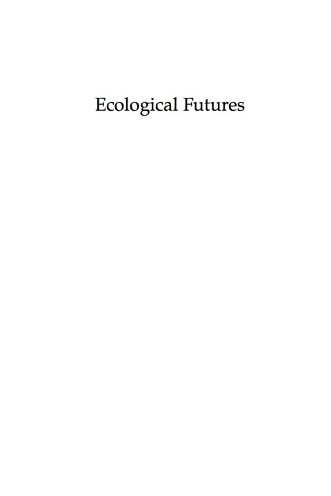 Cover image for book Ecological Futures