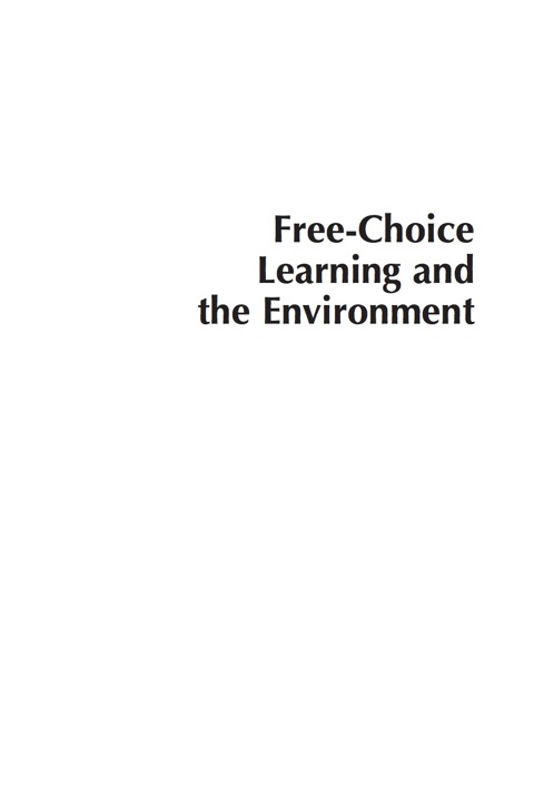 Cover image for book Free-Choice Learning and the Environment
