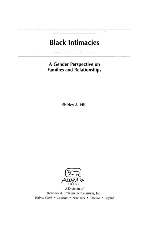 Cover image for book Black Intimacies