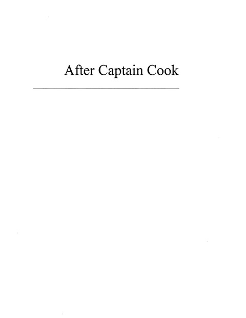 Cover image for book After Captain Cook