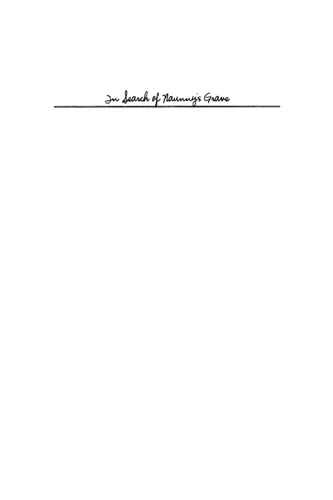 Cover image for book In Search of Naunny's Grave