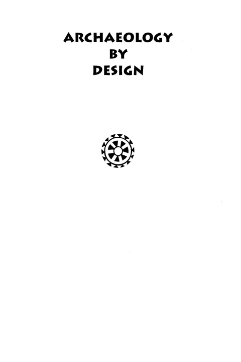 Cover image for book Archaeology by Design