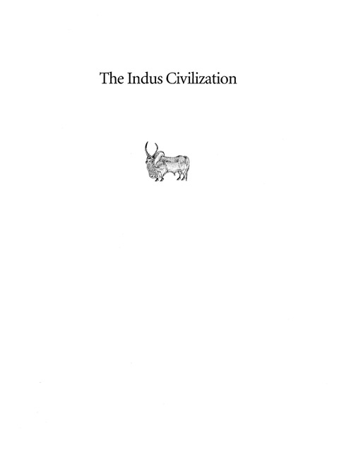 Cover image for book The Indus Civilization