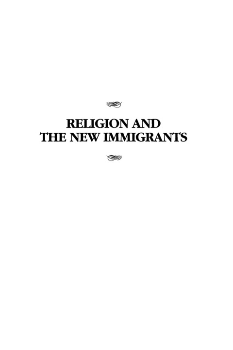 Religion and the New Immigrants 