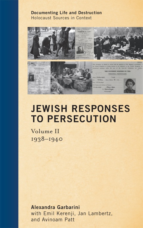 Cover image for book Jewish Responses to Persecution: 1938–1940