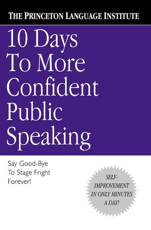 Cover image for book 10 Days to More Confident Public Speaking