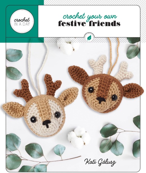Cover image for book Crochet Your Own Reindeer Ornaments