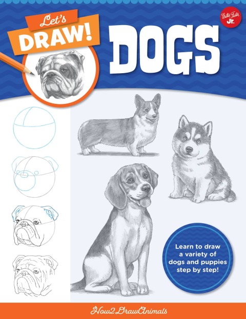 Cover image for book Let's Draw Dogs