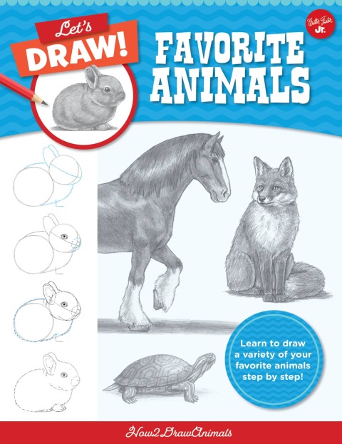 Cover image for book Let's Draw Favorite Animals