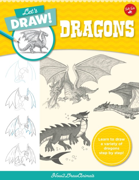 Cover image for book Let's Draw Dragons